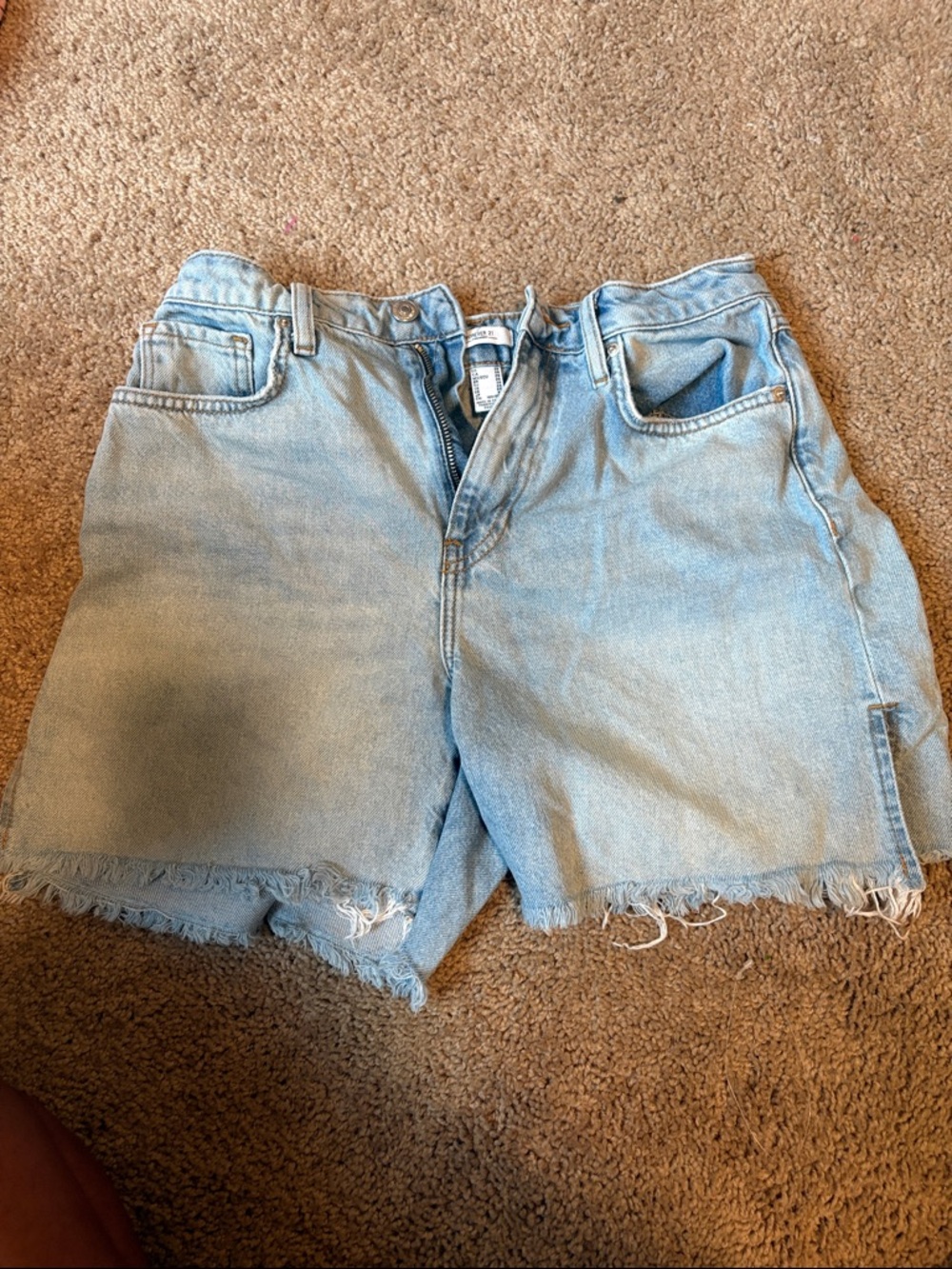 Light Blue denim boy shorts